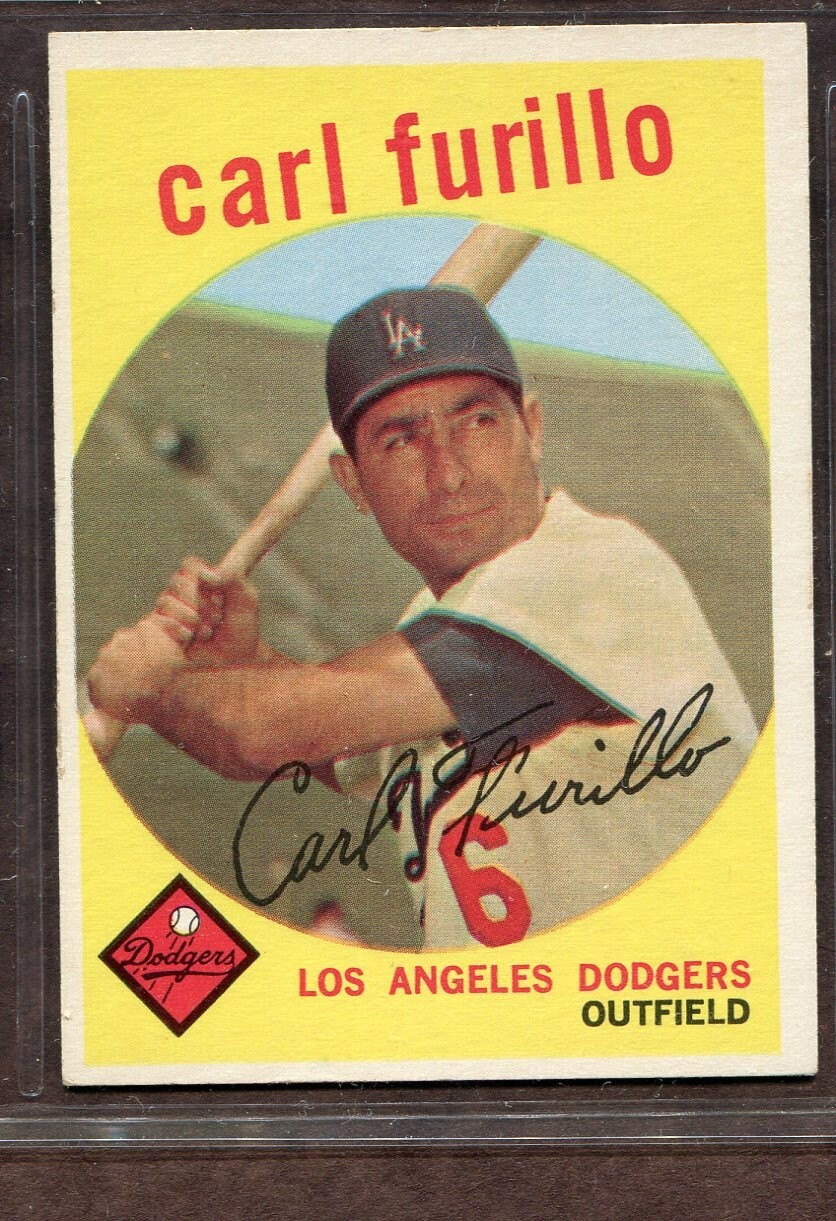 1959 Topps Set-Break #206 Carl Furillo EX-EXMINT *JAYSACE