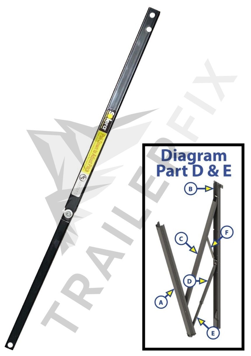 Lippert Solera Awning Pitch Arm | 63