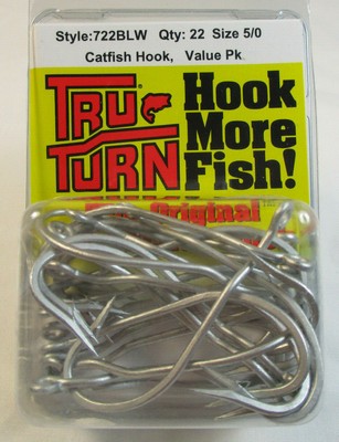 Tru-Turn 5 2 Packs Bass Worm 047ZS Size 4//0 Qty