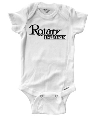 Infant Baby Bodysuit One-Piece Custom print Rotary RX-7 RX-8 Cosmo Car Engine