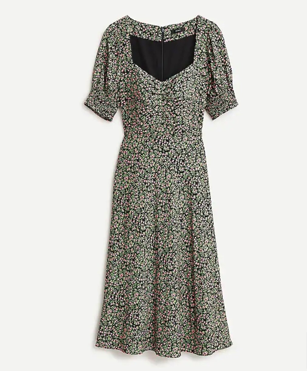 DVF ワンピース Jemma floral crepe midi dress952492 DIANE VON FURSTENBERG Jemma floral-print crepe midi dress
