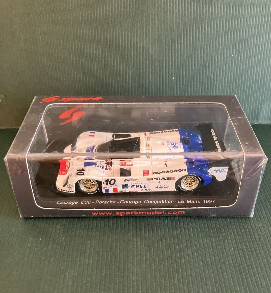お歳暮 時期 □スパークモデル 1/43 1996 クラージュC36/ポルシェ #4 ルマン レーシングカー