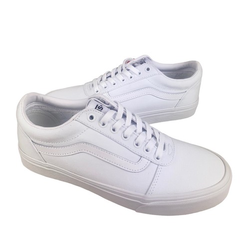 

НОВЫЕ мужские кроссовки Vans Ward Canvas Skate Shoes, белые, размер 9, Белый, VANS Ward