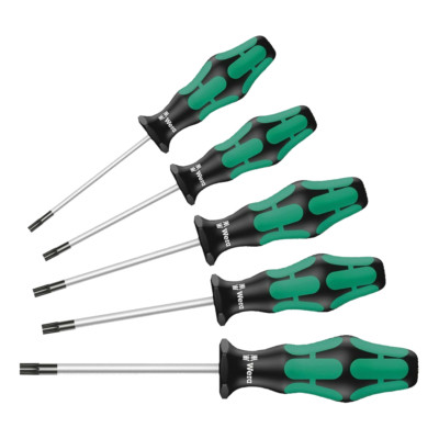 Wera 367/5 Kraftform Plus TORX  Screwdriver Set 5 Piece 05345220001