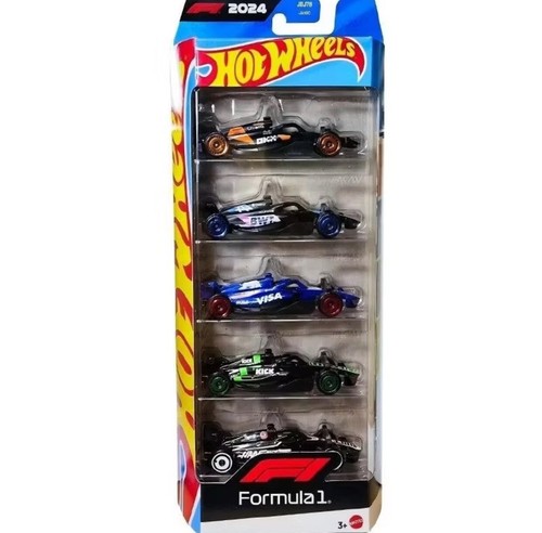 Hot Wheels Formula 1 2024年モデル 5台セット 2024 Hot wheels Formula 1 F1 5 Car Pack - Mclaren Alpine Red