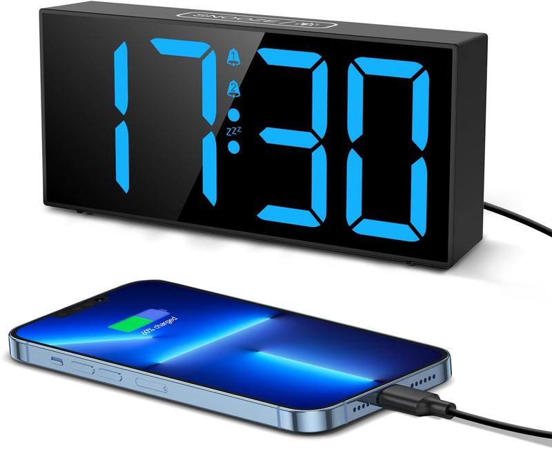 Extra Loud Alarm Clock Bed Shaker for Heavy Sleepers Hearing