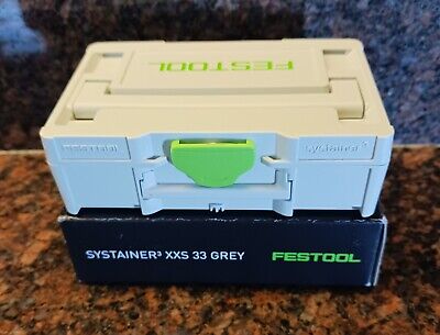 LE Festool Micro Systainer3 XXS Grey Tool Box Brand New in Box!!