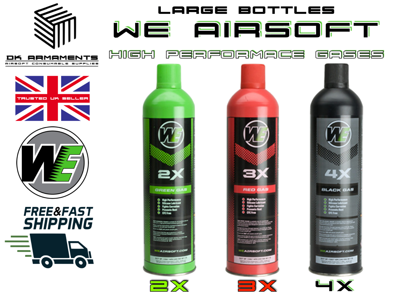 割引購入 ２本組 TOPガス) gas （Green gas Black ウィーテック社