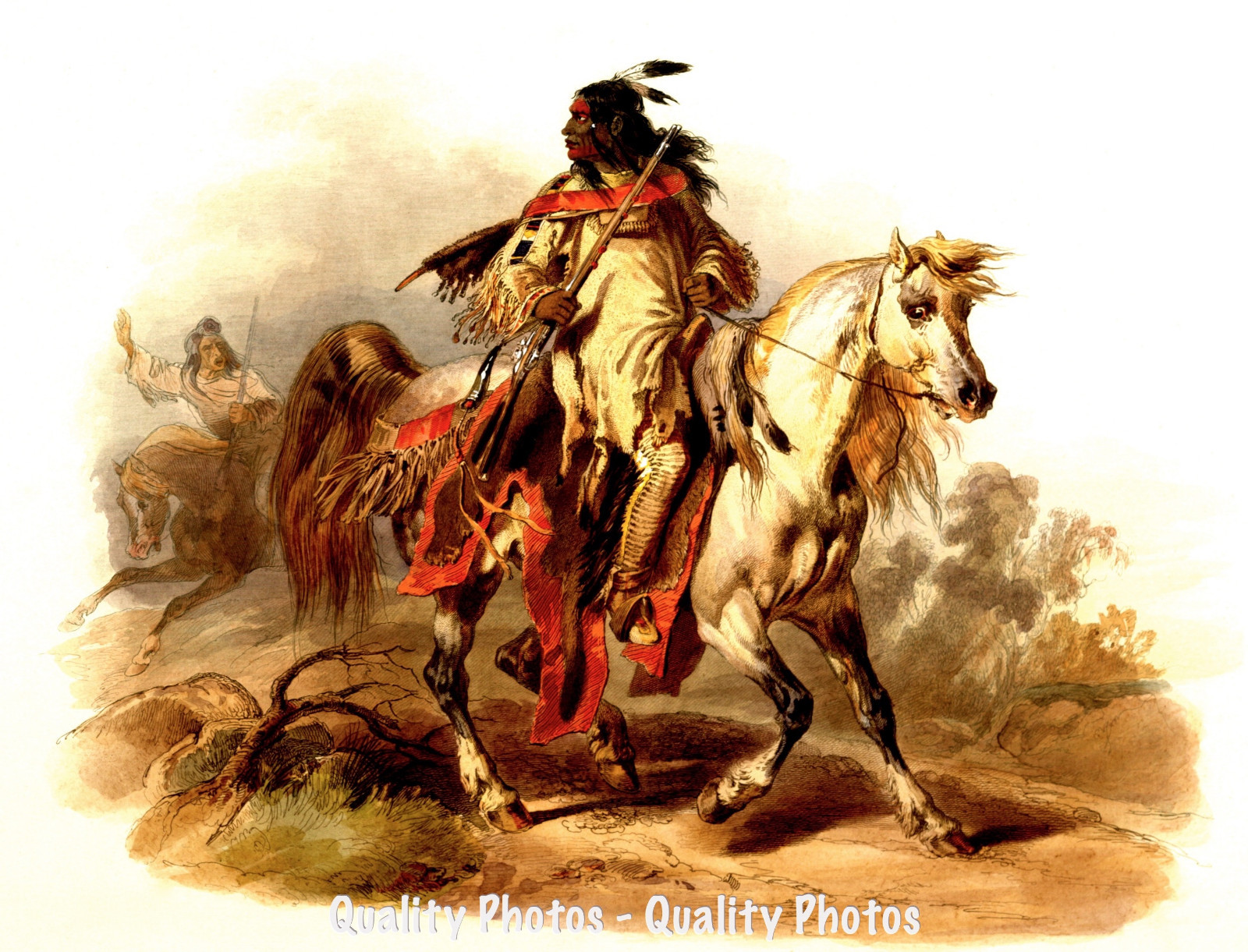 Native American by Karl Bodmer インディアングッズ Native American by Karl Bodmer インディアングッズ