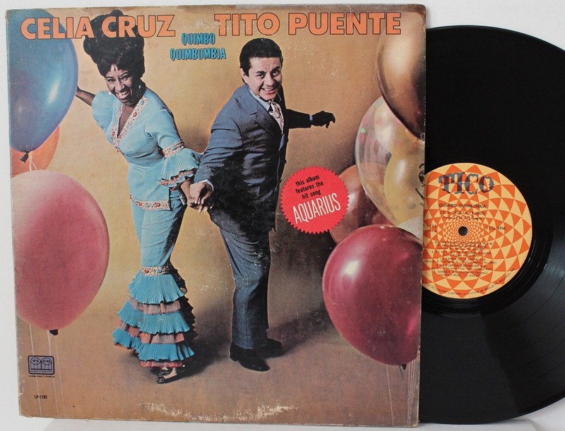 Celia Cruz & Tito Puente LP “Quimbo Quimbumbua” ~ Tico 1193 ~ MONO ~ Latin Salsa