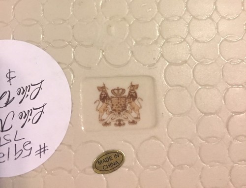 Beautiful Oblong Tray With Design In Center With Handles New