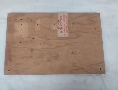 1978 Atari Space Riders Pinball Power Fuse Block, Outlet, Tilt MOUNTING BOARD