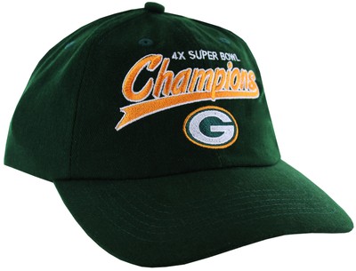 Бейсболка с ремешком Green Bay Packers, 4-кратных чемпионов Суперкубка