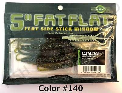 NORIES JDM Soft Plastic ESCAPE TWIN 4.5'', POWER BALANCE 4'' & 5'' & FAT FLAT 5'' 