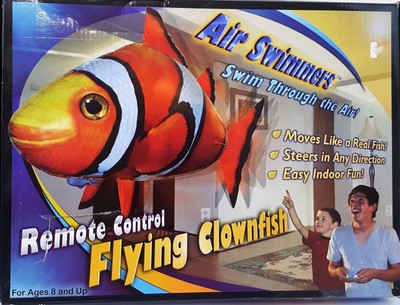 Air Swimmers Remote Control Flying Clownfish Kids Toy