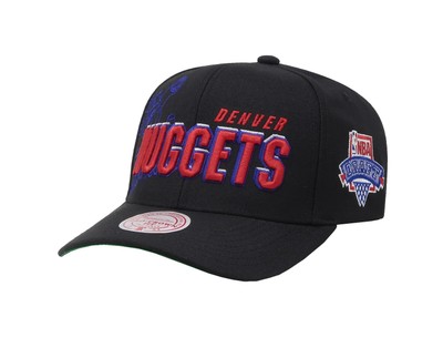 Mitchell & Ness Men's Cap NBA Draft Denver Nuggets Black HWC Pro Snapback Hat