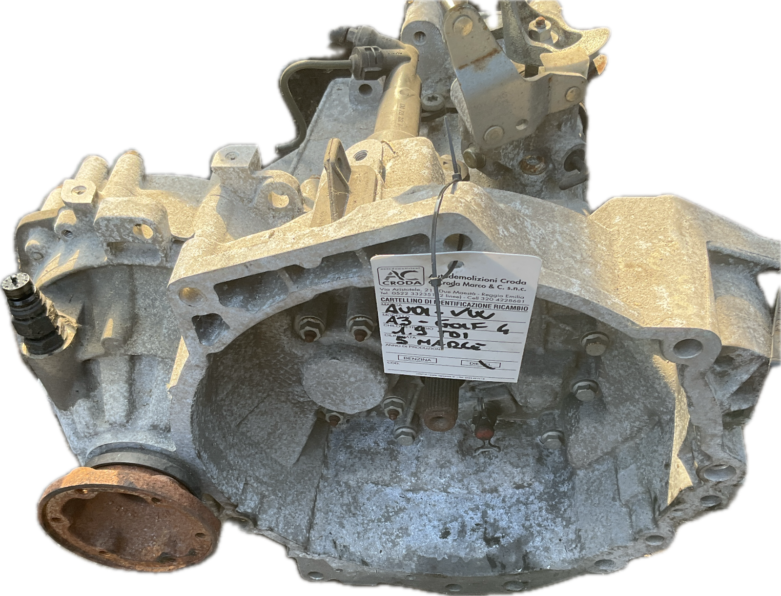 Cambio manuale AUDI A3 VOLKSWAGEN GOLF 4 1.9 tdi diesel 5 marce ricambio usato