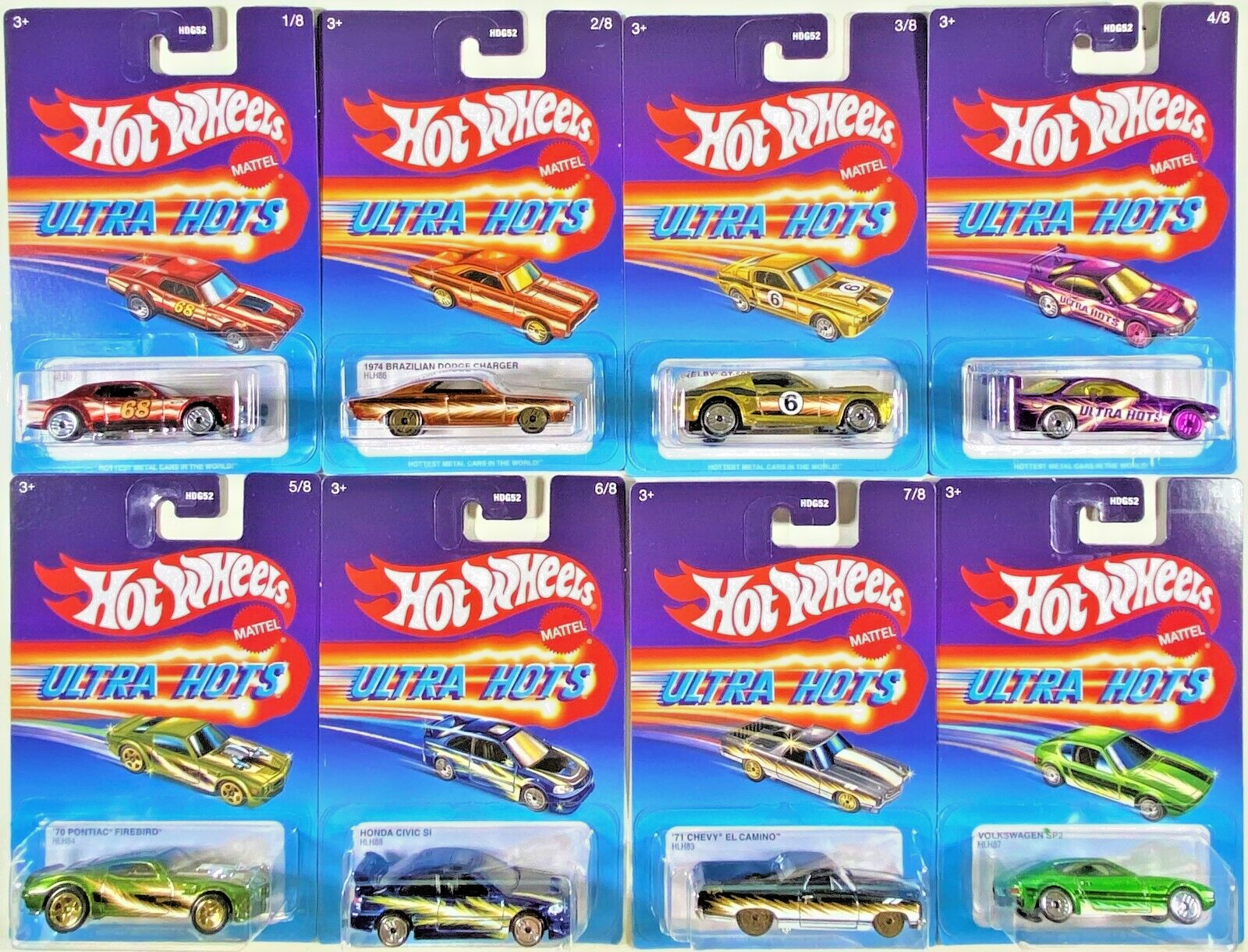 Hot Wheels 2023 Ultra Hots Series Mix 1 Set of 8 Target Exclusive