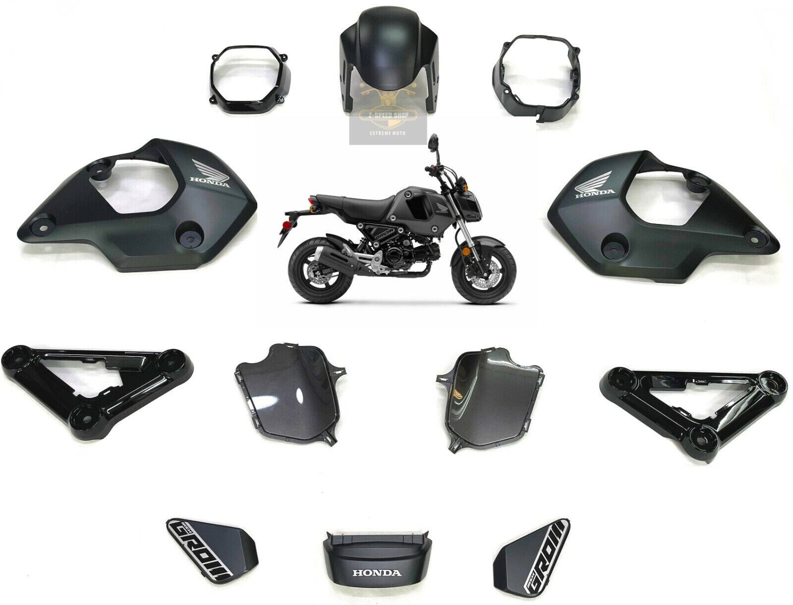 Amazon.com: AILMOTO Motorcycle Front Fairing Headlight Cowl