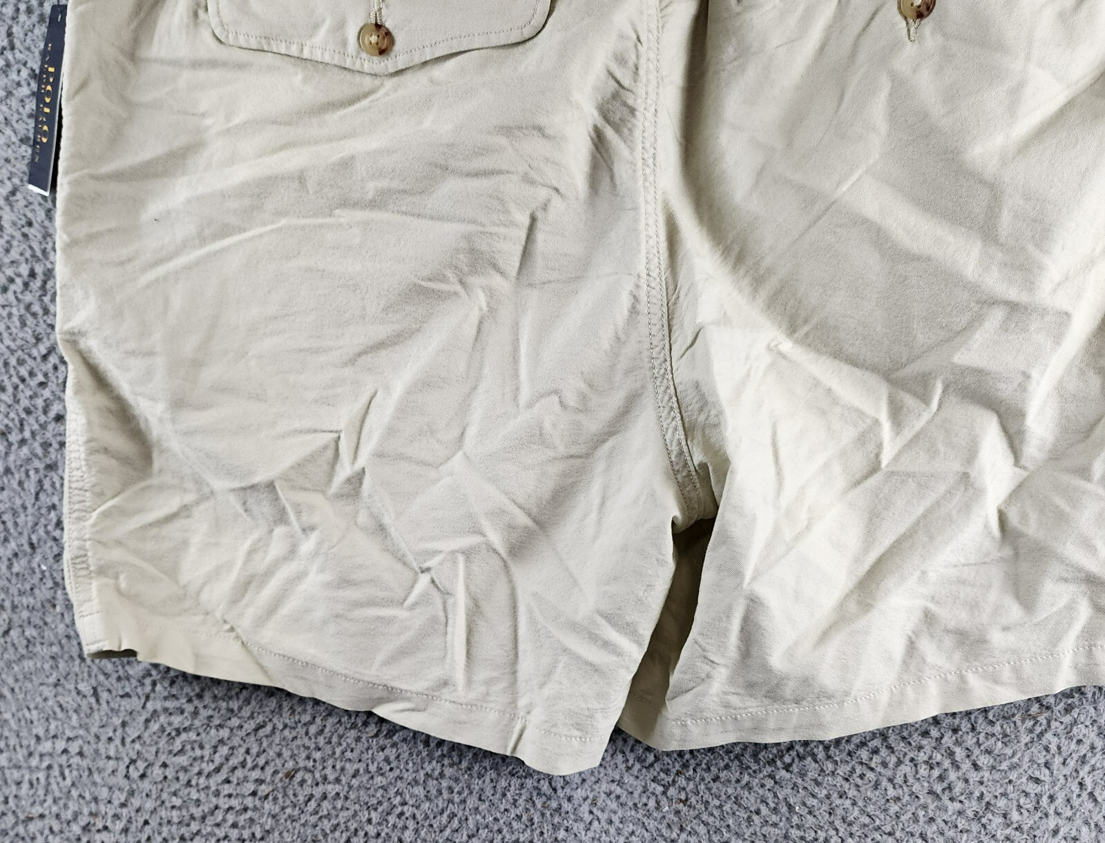 Polo Ralph Lauren 6-Inch Classic-Fit Polo Prepster Shorts Men's XXL Basic Sand - Picture 16 of 18