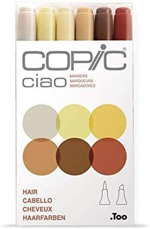 Ciao Marker 6 Color Set Hair