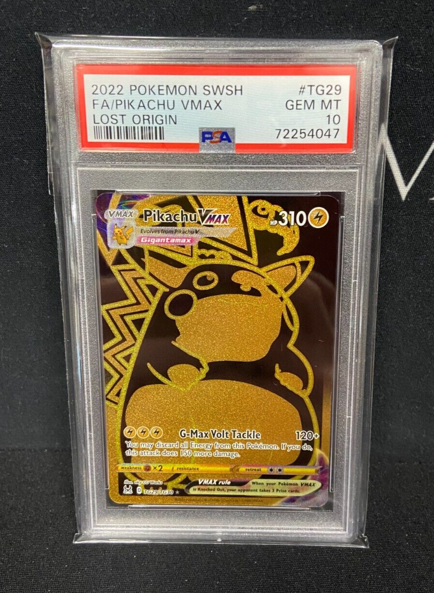 Pikachu VMAX TG29/TG30 Lost Origin - PSA 10 GEM MINT Pikachu VMAX TG29/TG30 Lost Origin - PSA 10 GEM MINT