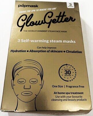 Popmask Glow Getter Self Warming Steam Face Masks (3 Masks)