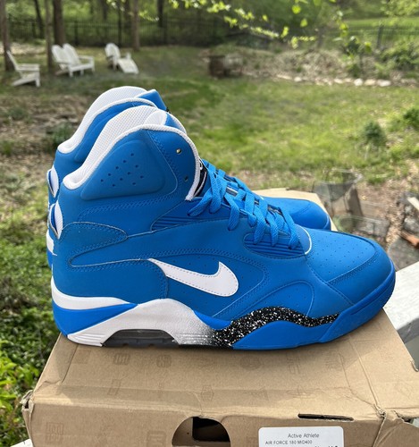 8/29掲載終了⭐︎ NIKE AIR FORCE 180 PHOTO BLUE Nike Air Force 180 'Charles Barkley' OG | Depop