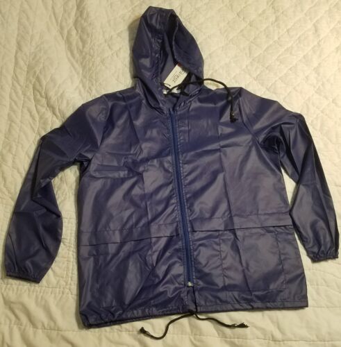 Clear Solid Hooded Jacket Outdoor Waterproof Rainwear (s)