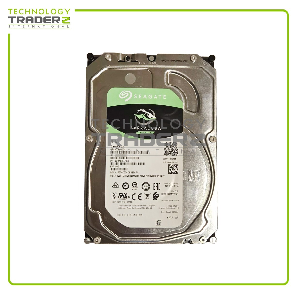 Seagate Barracuda 8TB HDD 2台セット