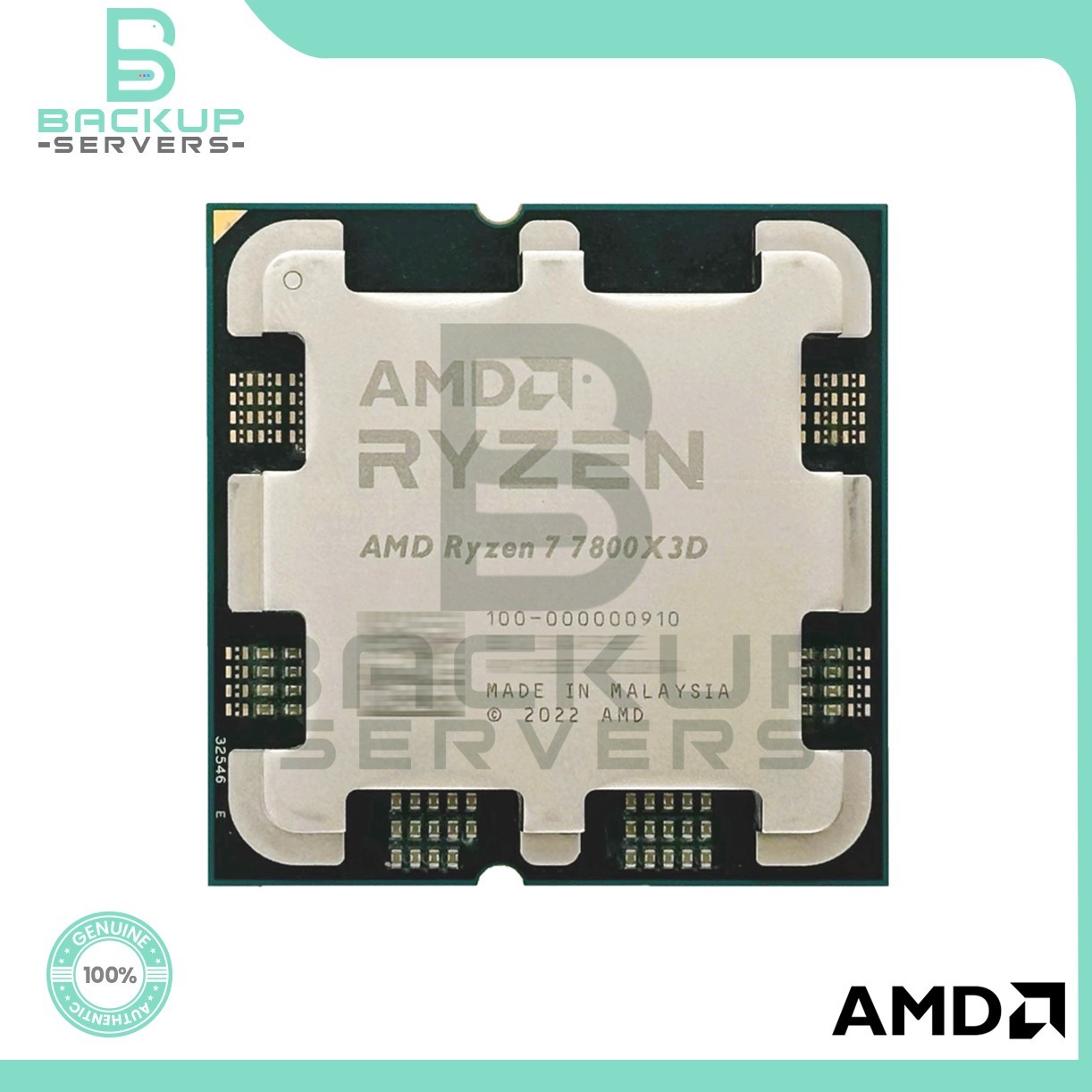 AMD Ryzen 7 7800X3D 8-Core 16-Thread 4.2GHz AM5 Desktop Zen4