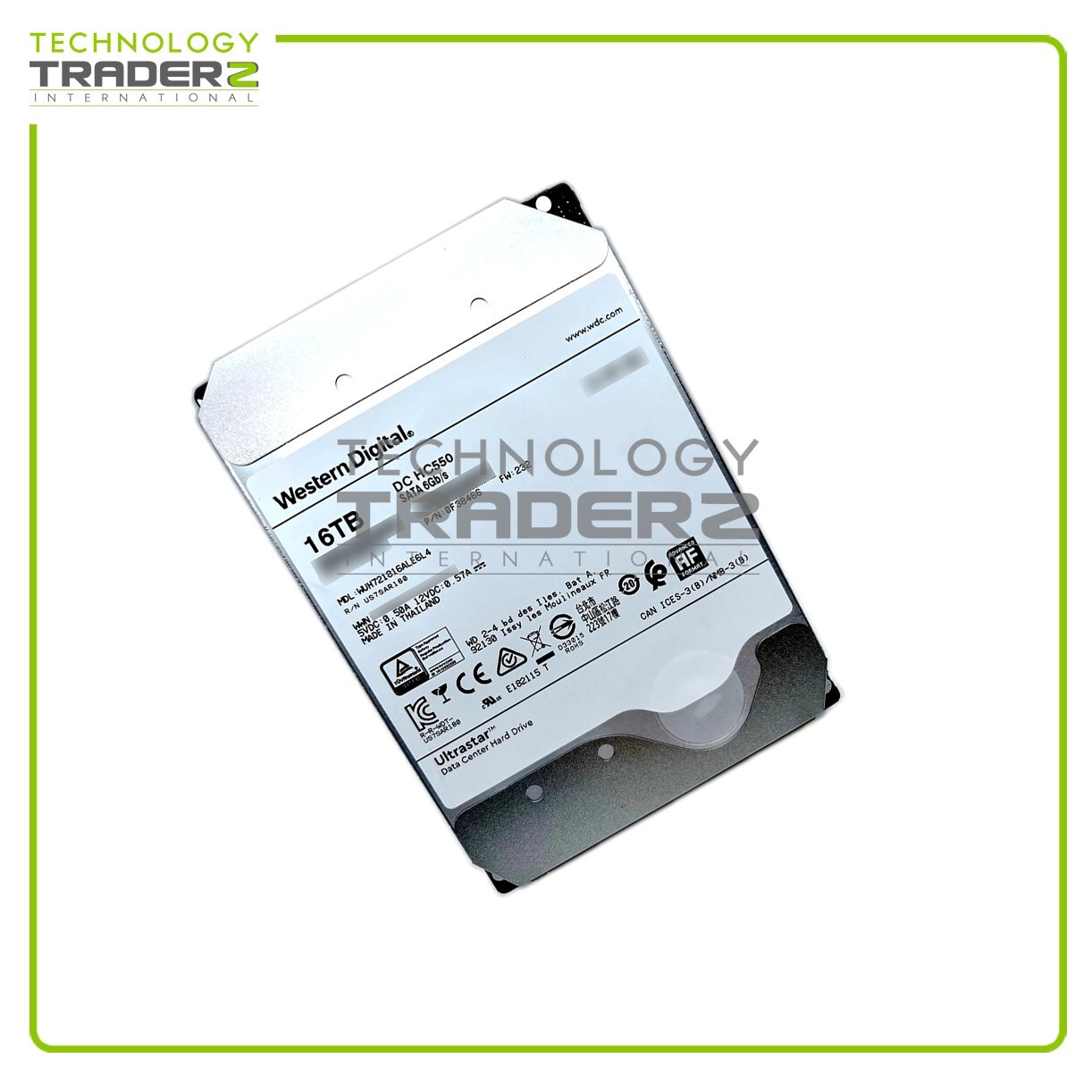 WUH721816ALE6L4 WD Ultrastar DC HC550 16TB 7.2K SATA 6Gbps
