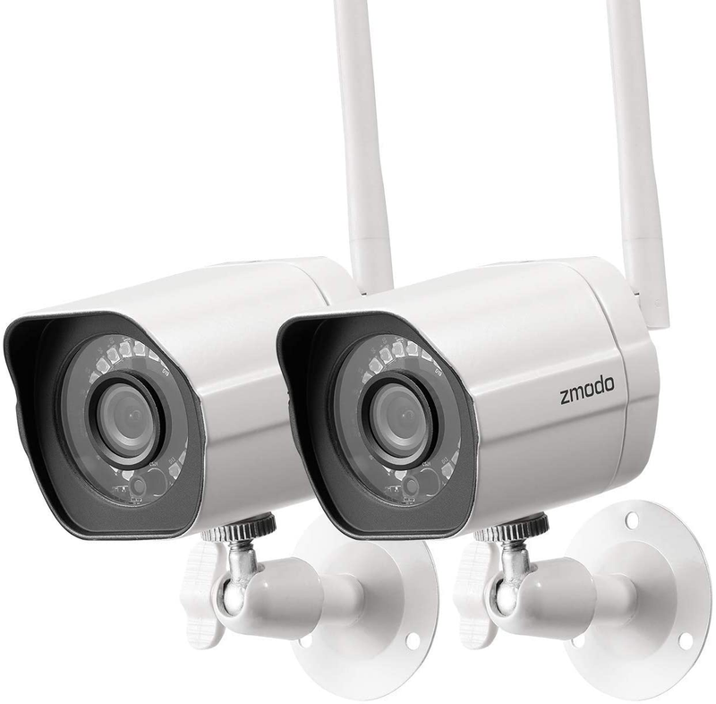 Outdoor Wireless Security Camera System 2 Pack 1080P Full HD Smart Home Wifi IP