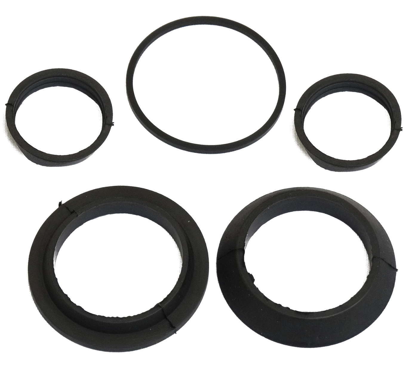 Basin Waste Pipe Seals Set 1 1/4 Conical Washer Leak Repair Kit Bath