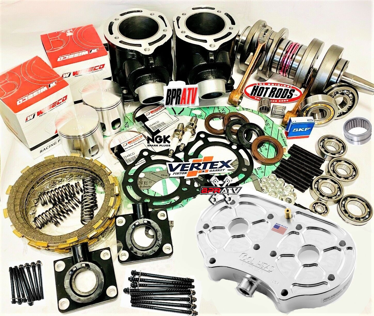 anoimoページ Banshee Stock Rebuild Kit Complete Top Bottom End Motor