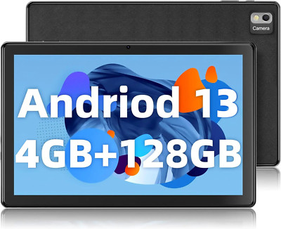 SGIN Tablet 10'' Android 13 Tablets 4GB+128GB Quad-Core T618 Tablet FHD Display
