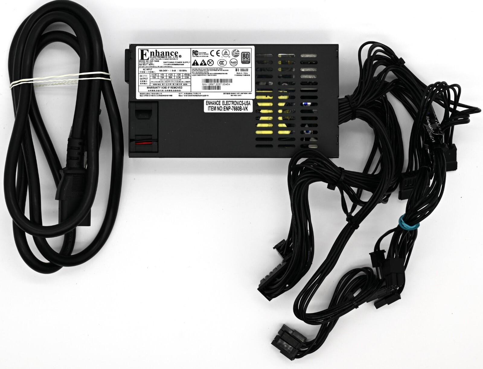 Enhance ENP-7660B-VK 600W Flex ATX 80 Plus Platinum PSU