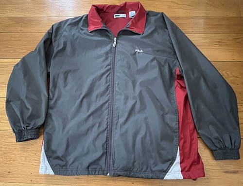 Fila 90's Zip Up Windbreaker Golf Jacket Mens Size XXL