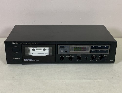 Lecteur Cassette Denon DDR-M7, Gris, à Vérifier / Pour Pièces (ne Fonctionne Pas)