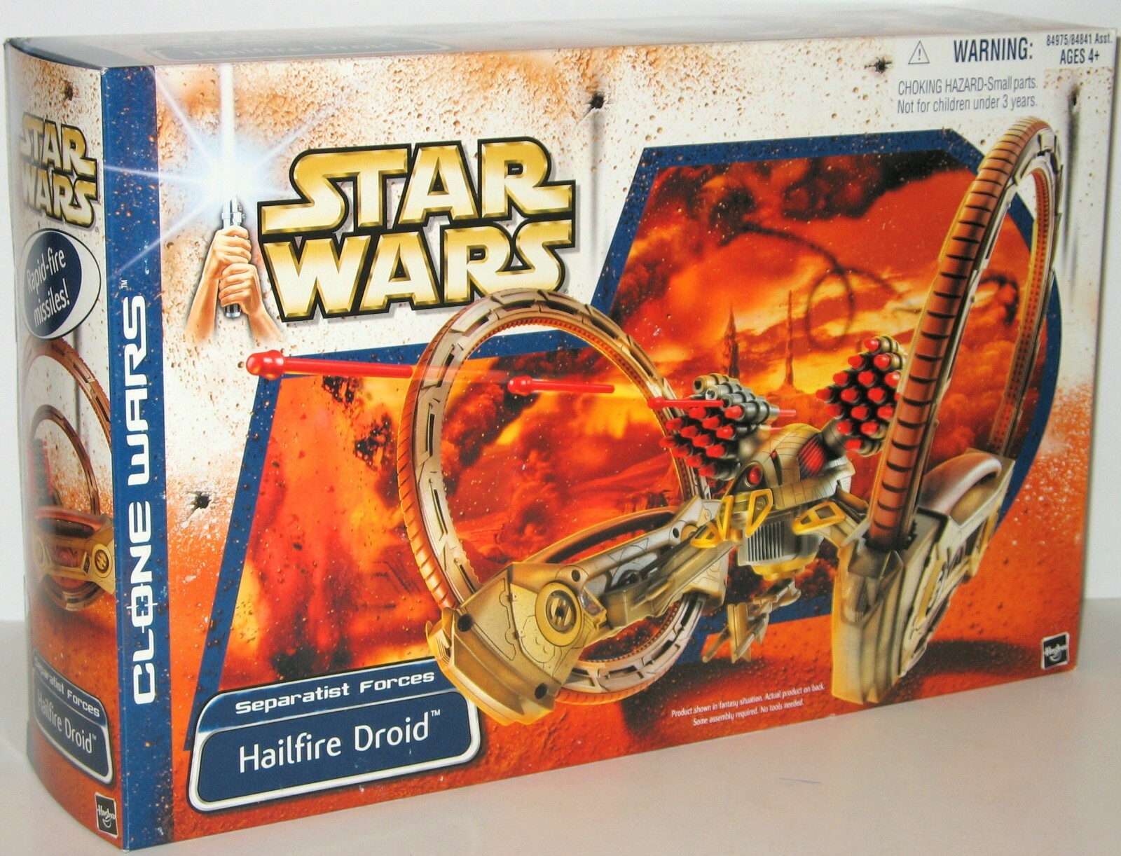 スターウォーズ ヘイルファイヤー・ドロイドSEPARATIST 2003 Star Wars Clone Wars Hailfire Droid Unopened Separatist