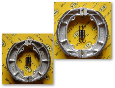 FRONT&REAR BRAKE SHOES+Springs fit SUZUKI TM 250 400  1971-1975 TM250 TM400