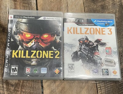Killzone 2 & 3 Sony PlayStation 3 PS3 Games Complete With Manual Tested