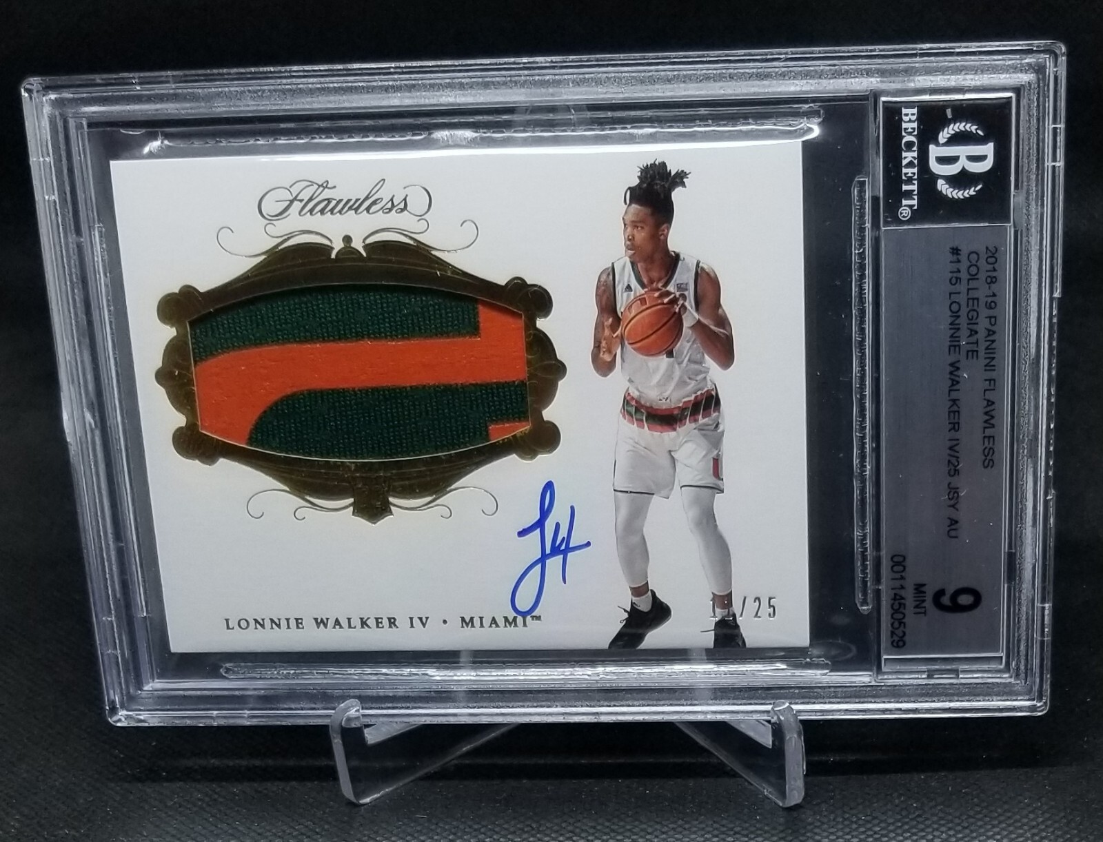 Lonnie Walker IV Flawless 10シリ RPA LONNIE WALKER 2018-19 Flawless Collegiate PRIME RPA /25
