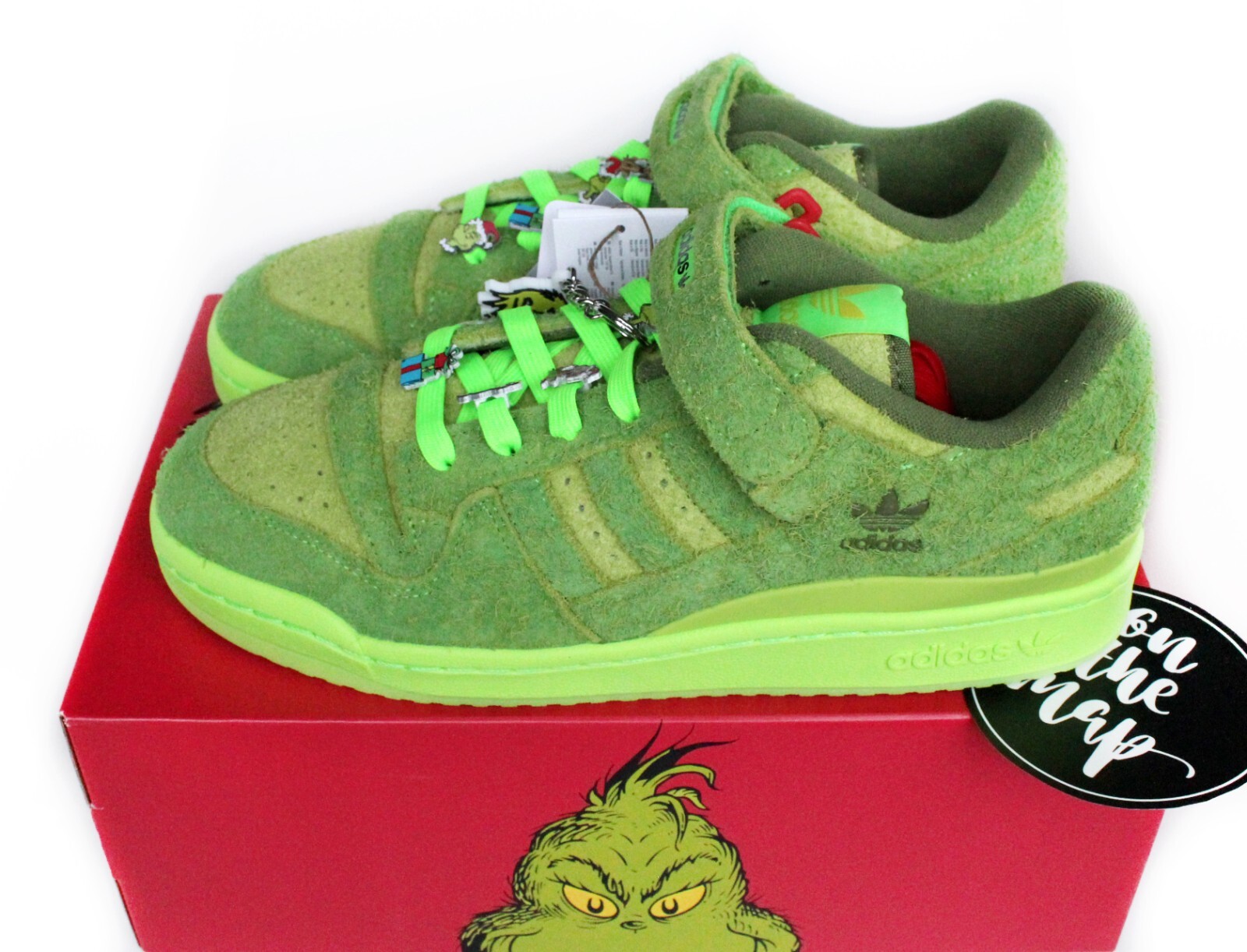 Adidas Originals Forum Low The Grinch Dr Seuss Solar Green