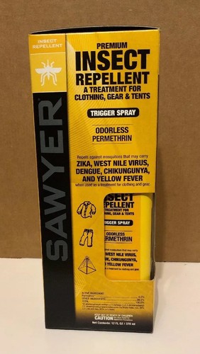 Sawyer ~ Premium Insect Repellent for Clothing Tents And Gear ~ Permethrin