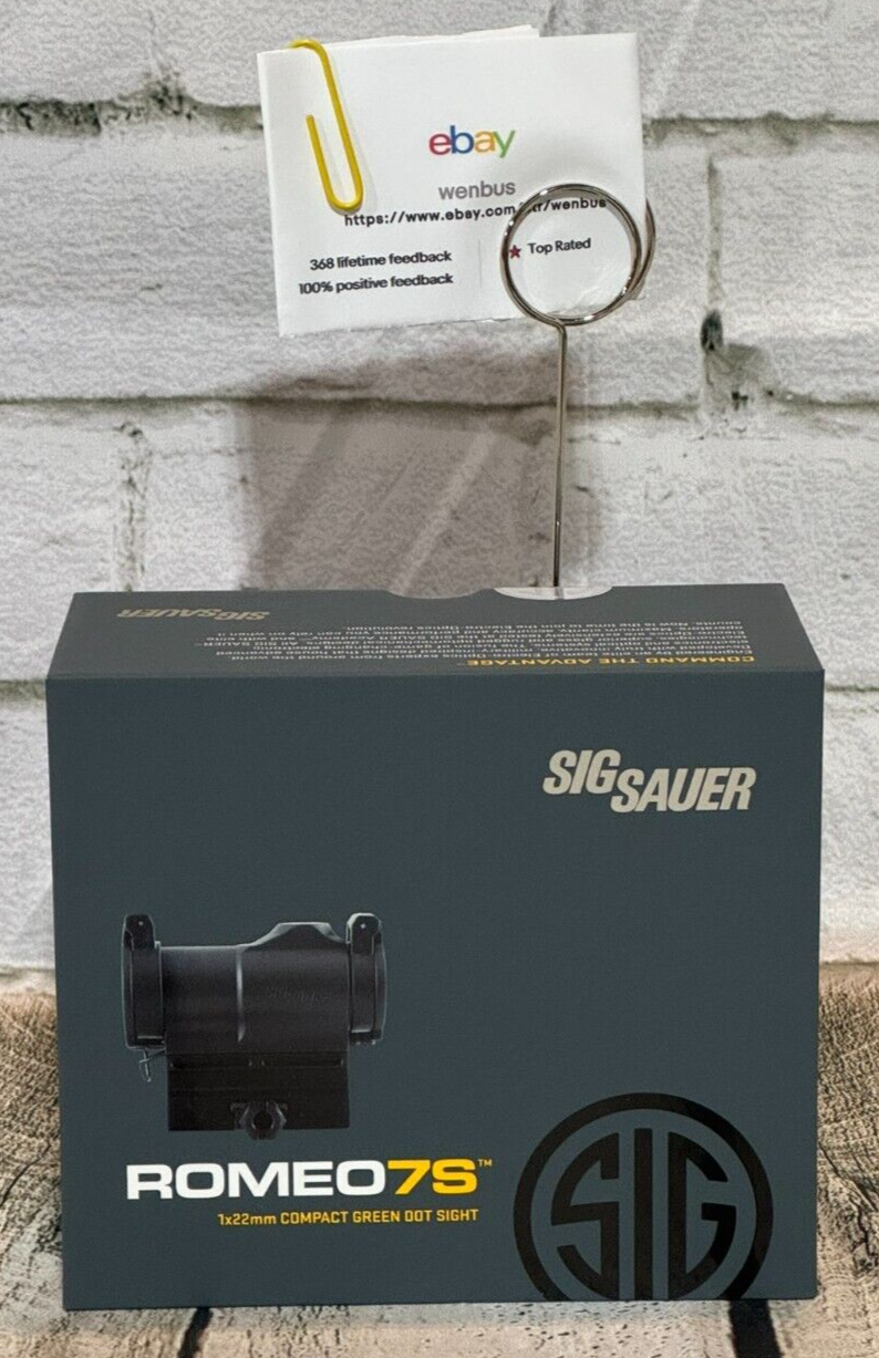 実物 ドットサイト Sig Sauer社製 Romeo7S 1x22（民間向け