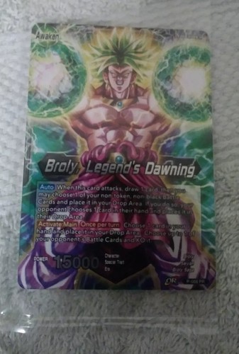 Broly Legend’s Dawning (SEALED) Dragon Ball Z Super Card Game Movie Promo P-068