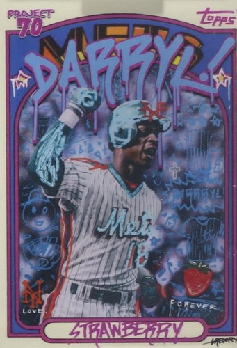 Darryl Strawberry Project70 カード 2021 Project 70 #647 1965 Darryl Strawberry by Toy Tokyo