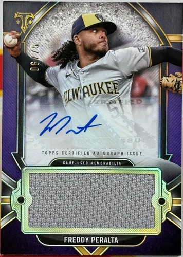 2024 Topps Triple Threads - Freddy Peralta #AJR-FP