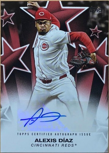 alexis diaz wbc autograph 75シリreds alexis diaz wbc autograph 75シリreds